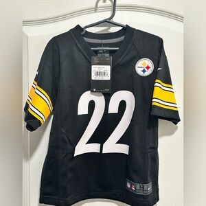 Pittsburgh Steelers Najee Harris Official NFL Nike Kid’s #22 Jersey, Size: M-5/6